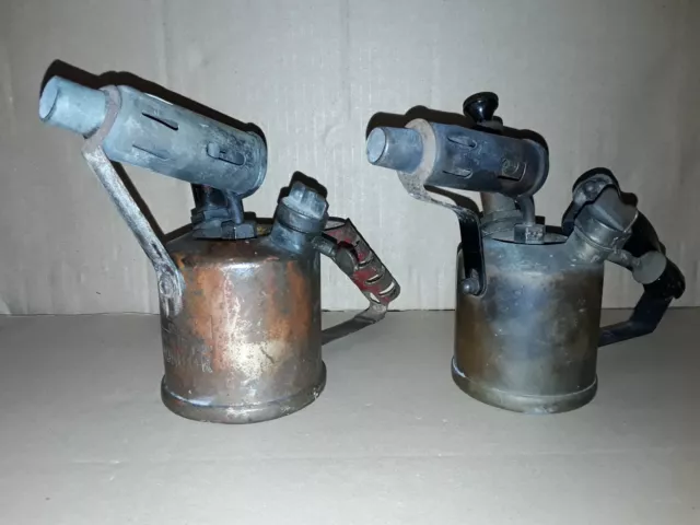 Two vintage blowlamps including Monitor 24A