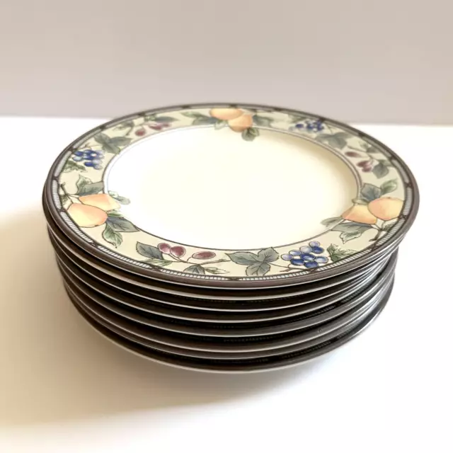 Mikasa Intaglio Garden Harvest 8 3/8" Dessert Salad Plates Set of 4