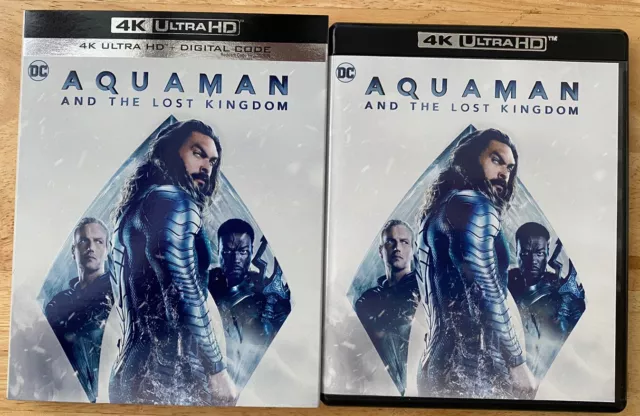 Dc Aquaman And The Lost Kingdom 4K Ultra Hd With Slipcover Sleeve