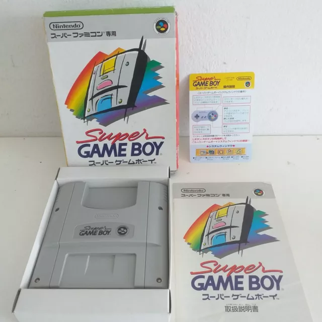 SUPER GAMEBOY Super Famicom SFC Japanese Nintendo SNES NTSCJ SHVC-SGB Boxed