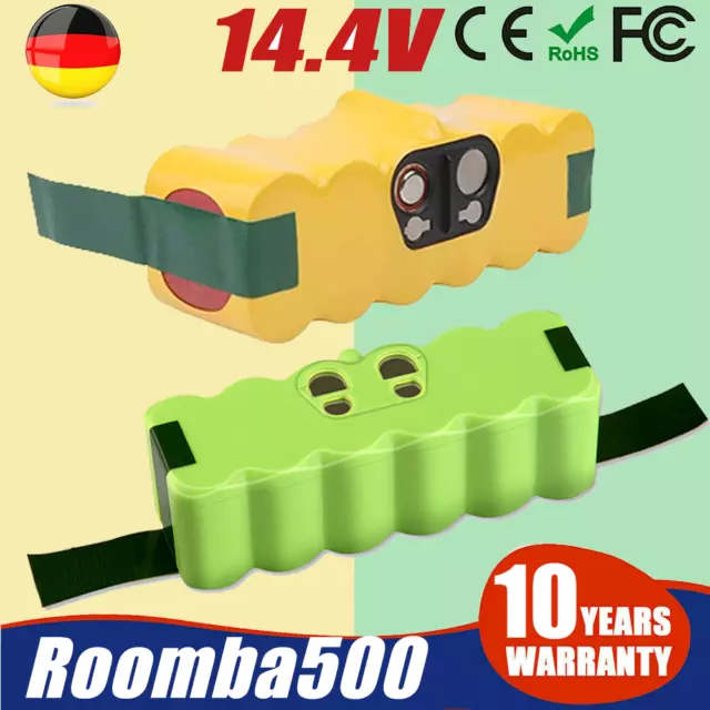 2X 6,8Ah Akku Für iRobot Roomba 500 600 700 800 900 580 Ni-MH / Li-ion 5,2Ah DE