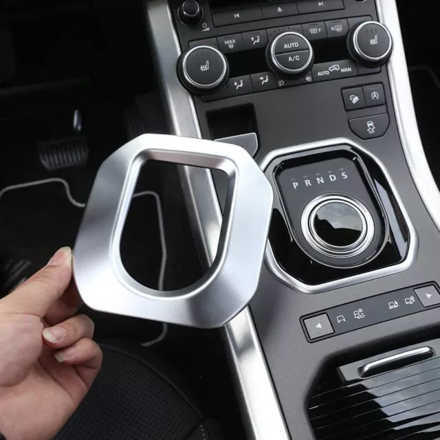 For Land Rover Range Rover Evoque Silver Console Gear Shift Panel Cover 2012-18