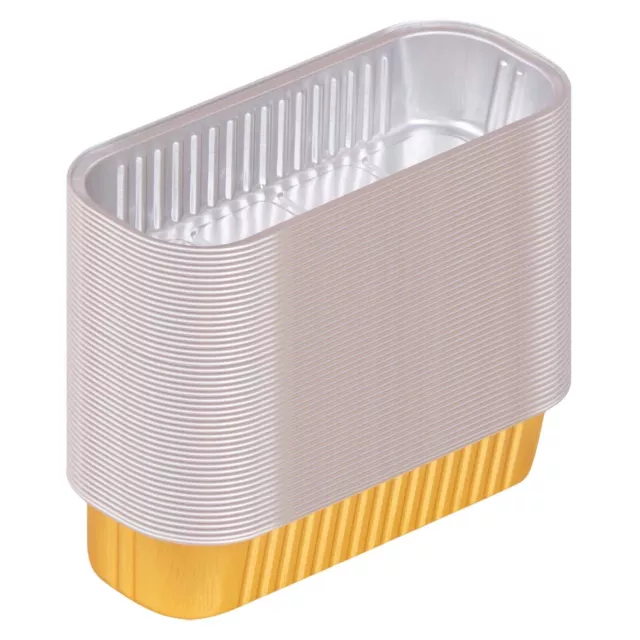 Disposable Aluminum Foil Tin Box Aluminum With Lid Rectangular Tin Foil Box