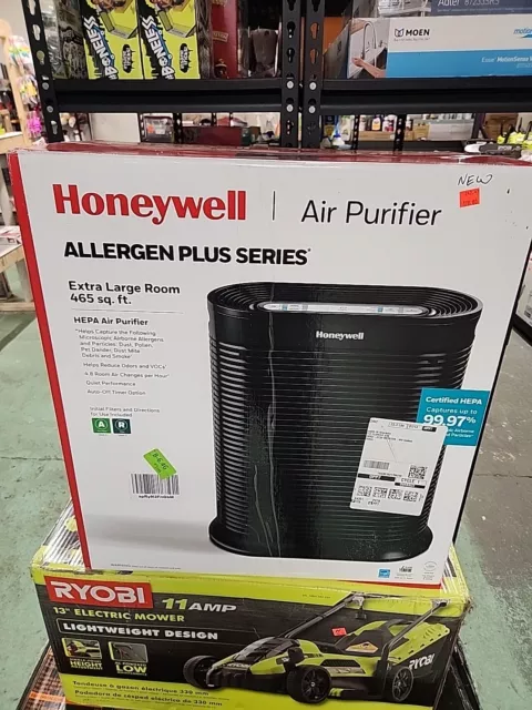 Honeywell HPA300 True HEPA Air Purifier, 465 Sq ft Room Capacity, Black