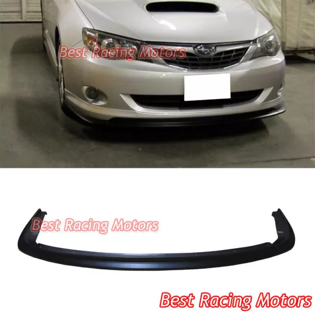 For 2008-2010 Subaru Impreza WRX Premium CS Style Front Bumper Lip (Urethane)