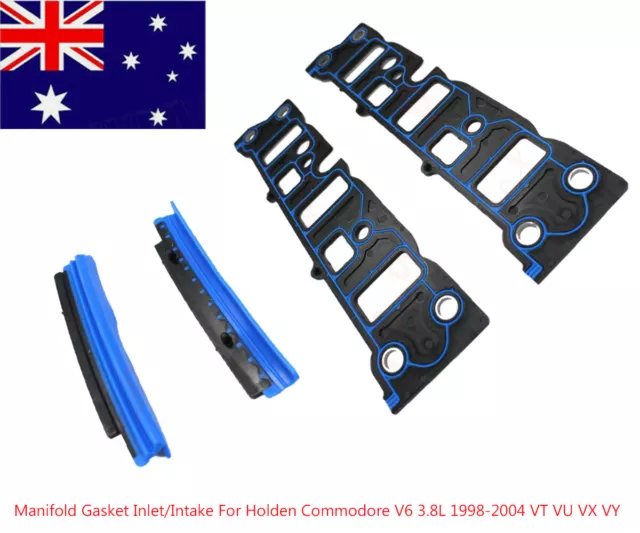 Inlet/Intake Manifold Gasket For Holden Commodore V6 3.8L 1998-2004 VU VT VX VY