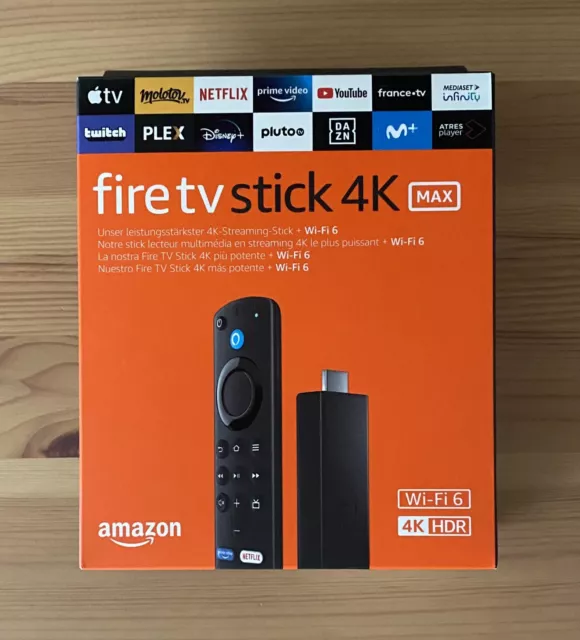 Amazon Fire TV Stick 4K Max | Wi-Fi 6 | Neu und unbenutzt | In versiegelter OVP