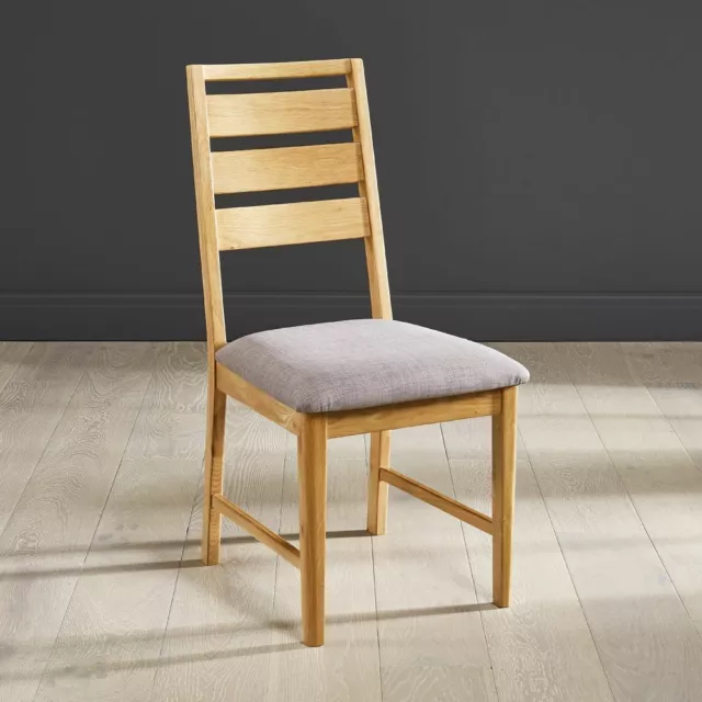 Soho Oak Dining Chair with Fabric Seat Pad - SC17