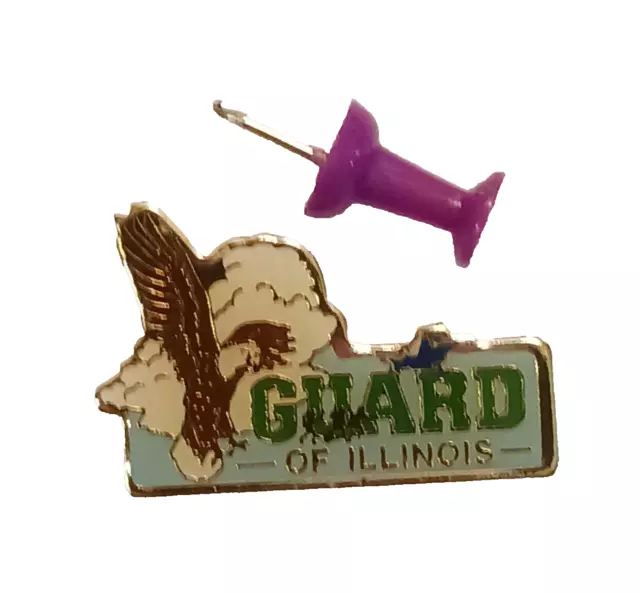 Illinois National Guard Enamel Pin