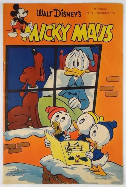 Micky Maus Heft 12 von 1954 - Original, kein Nachdruck - Ehapa