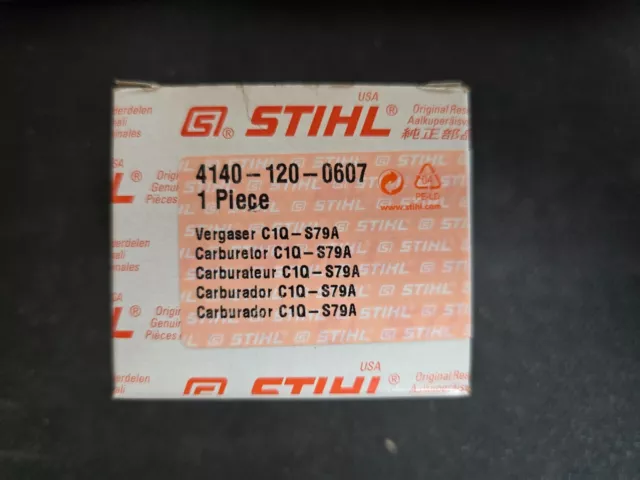Genuine OEM STIHL Carburetor C1Q-S79A 4140-120-0607