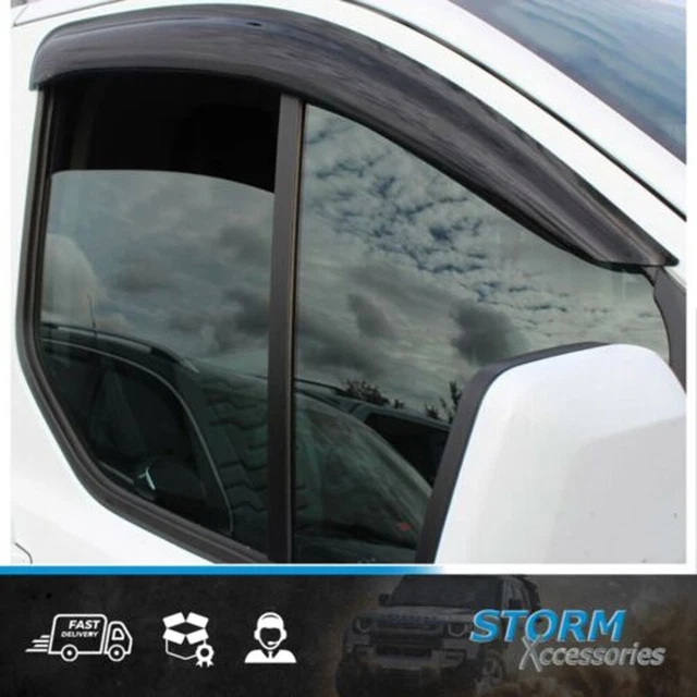 FORD TRANSIT CUSTOM 2012 On Stx Wind Deflectors Visors External Fit