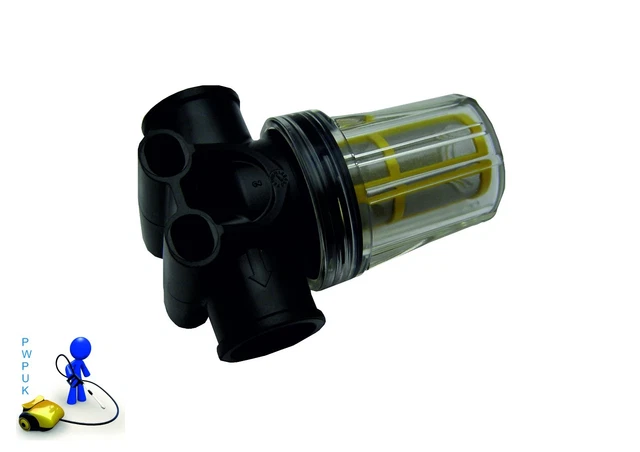 Filtre à Eau Haute Pression 3/4" – Lot De 2 Avec 6 Inserts, Protège Pompe Nettoyeur Et Jardin