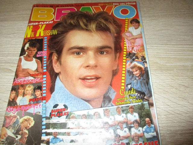 Bravo 21.6.1984 26/84 mit Kevin Bacon Poster Heft komplett