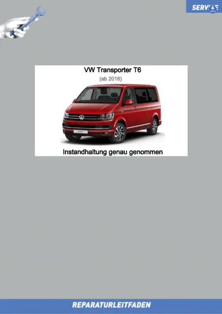 VW Transporter T6 / T6.1 (15>) Reparaturanleitung Instandhaltung  eBook
