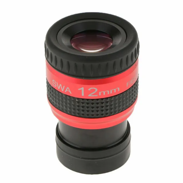 1.25'' SWA Super Wide Angle 70 Degree 12mm Achromatic Eyepiece for Telescope