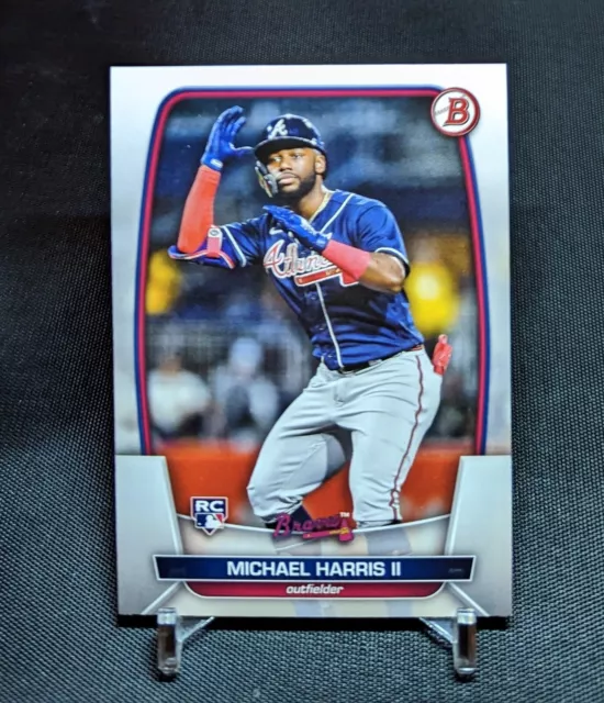 MICHAEL HARRIS II Flagship Rookie Card RC 2023 Bowman Base Atlanta