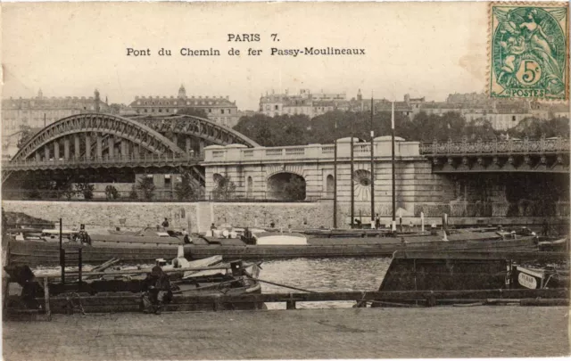 CPA PARIS 16e-Pont du Chemin de fer Passy Moulineaux (325017)