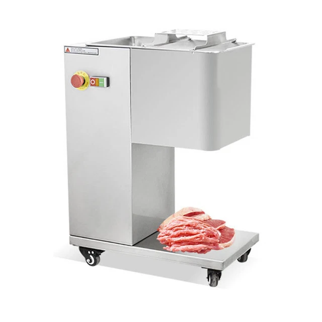 LiJin 500KG/H Commercial Meat Cutter – Stainless Steel, 550W, 110V, QE-500