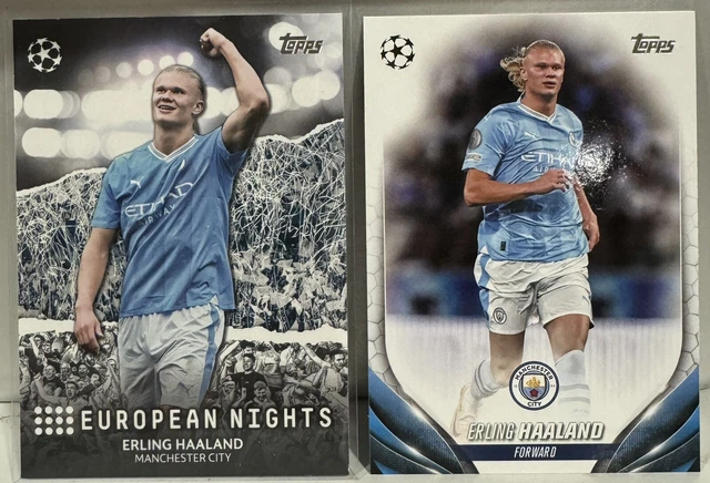 Carte Sportive Erling Haaland Topps Merlin 2023-24 #MN14 PSA 10 - Note Parfaite