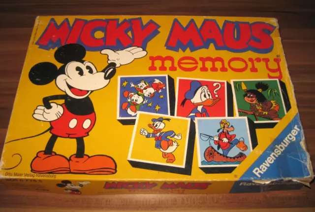 Disney Mickey Micky Maus (Ravensburger 1980) Vintage Rarität - komplett