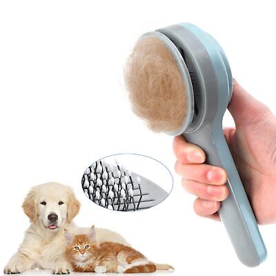 Cat Grooming Brush Upgraded Self Cleaning Slicker Brushes for Dogs Cats Pet