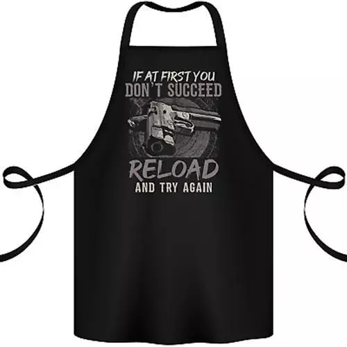 Guns Reload & Try Encore Tablier Coton 100% Biologique