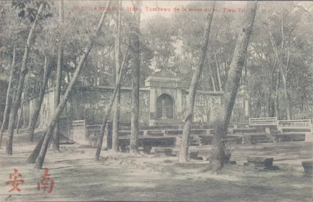 INDOCHINA VIETNAM ANNAM Hue Tieu Tri mother's tomb 1910s PC