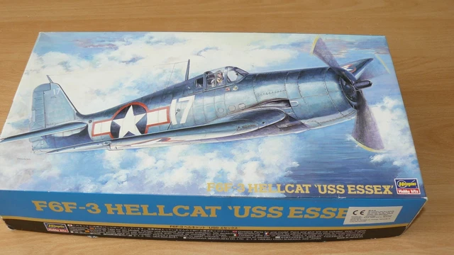 Maquette  1/48 HASEGAWA GRUMMAN F6F3 Hellcat  09134-JT34  + Bonus