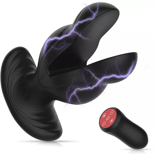 Vibrator-Für-Männer-Shock-Wireless-Fernbedienung-Prostata-Massager-Sex-Spielzeug