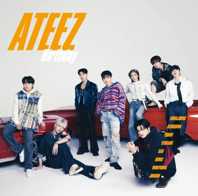 ATEEZ BIRTHDAY 4TH Single Japan Limited Edition B CD San