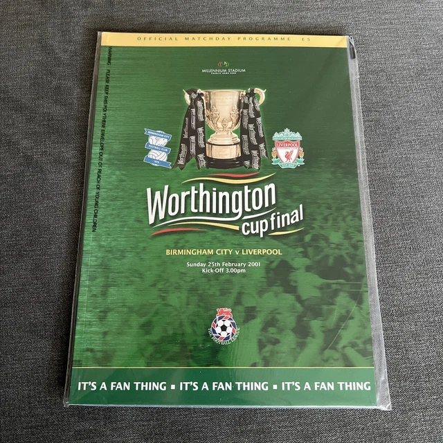 Worthington Cup Final Birmingham City v Liverpool 2001