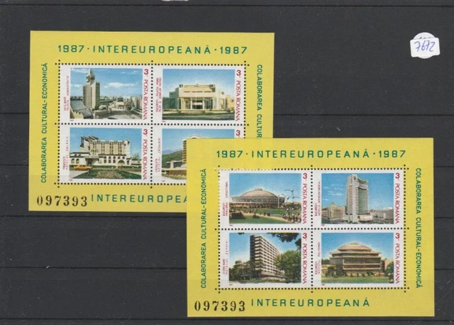 Rumänien  postfrisch      2x  MiNr. Block 190