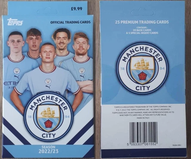 Topps Set Fan Ufficiale 2022/2023 (22/23) MANCHESTER CITY FC (NUOVO/SIGILLATO)