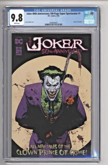 Joker 80th Anniversary #1 Greg Capullo Variant CGC 9.8