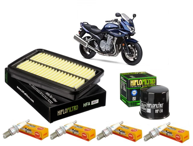 Kit De Révision Complet MOTUL Pour Suzuki Bandit 650 GSF (2007-2008) - Filtre, Huile, Bougie