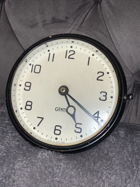 VINTAGE GENTS OF Leicester 7” Wall Clock Bulkhead Quartz Movement £170. ...