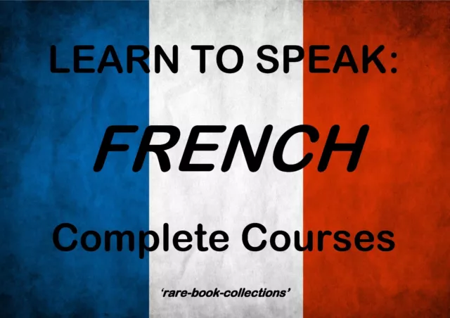 Learn French - Spoken Language Course- 10 Books & 110 Hrs Audio Mp3 All On Dvd