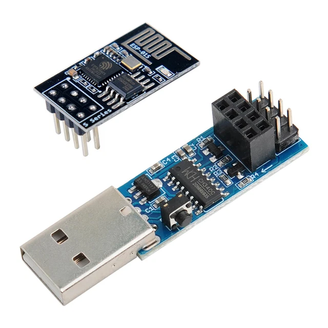 USB TO ESP8266 CH340C ESP-01 ESP-01S Breakout Prog WiFi Programmer ...