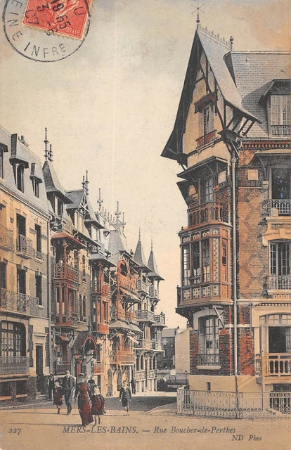 Carte Postale Ancienne Amiens (80) - Rue François Delavigne En 1918 (très Bon état)