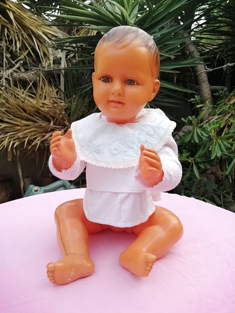 ANCIEN PETIT POUPON noir petite poupée noire en celluloïd Baby de