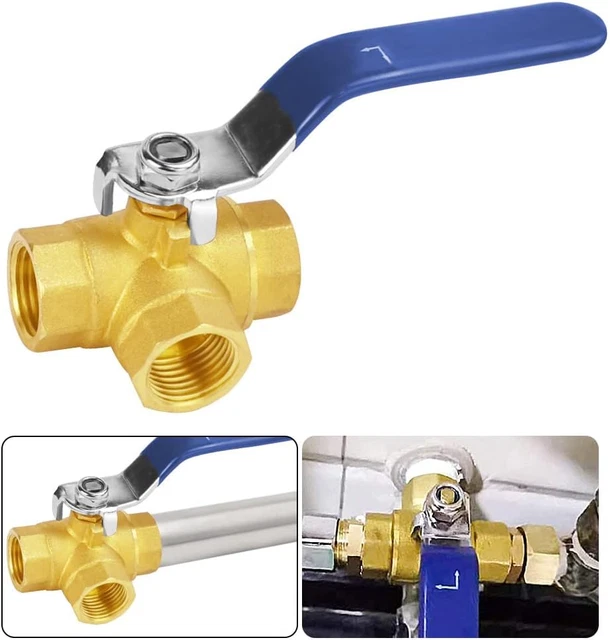 VALVOLA SFERA 90 Gradi NI ORING PER COLL 1" ISO228 LEVA FARF ROSSA 2180 Tiemme - Foto 8