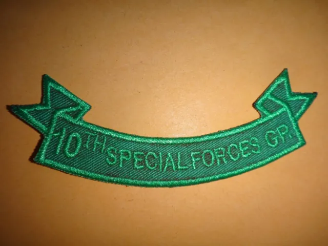 US Army 10th SPECIAL FORCES GROUP Scroll Patch