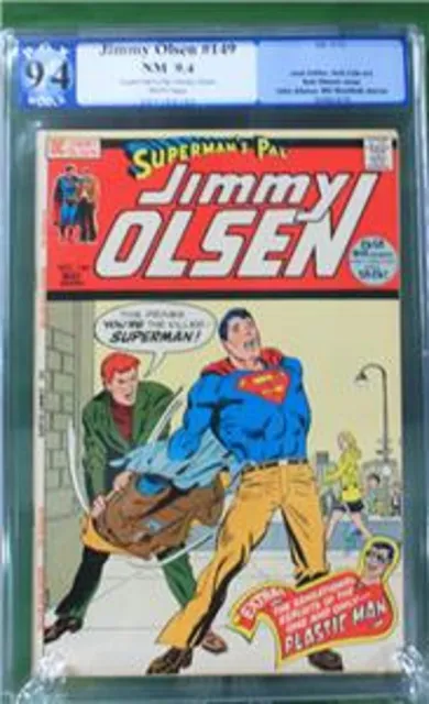 Superman's Pal Jimmy Olsen #149 PGX 9.4 1972 DC comic white pages
