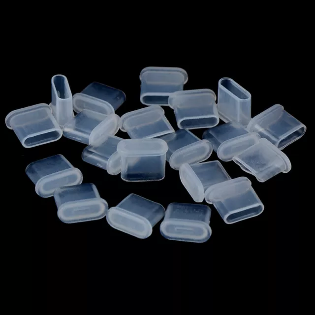 20PC Charging Cable Dust Plug Protector Case Shell Type-C Port Charger Co W4E-AJ