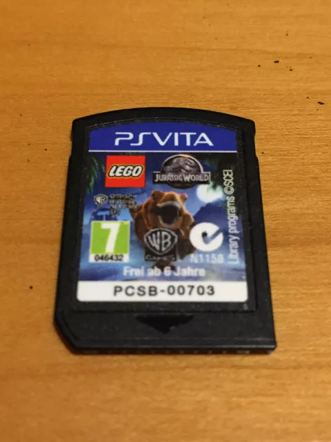 Lego Jurassic World game (Sony PlayStation Vita) Cartridge Only/Tested