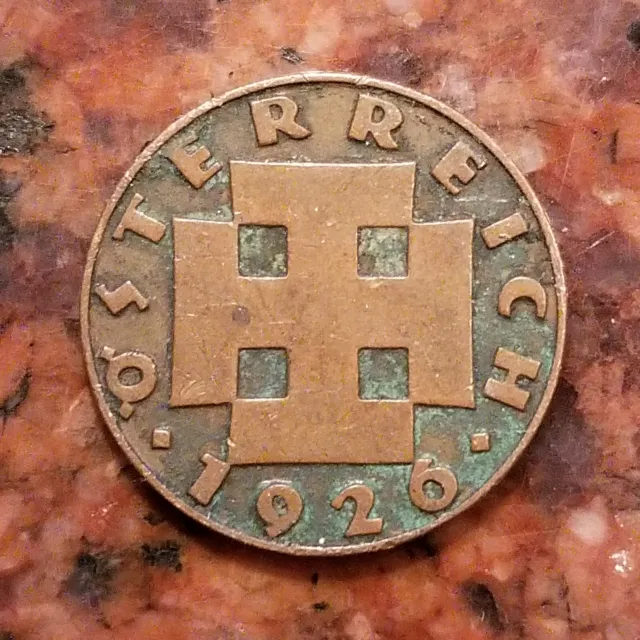 1926 Austria 2 Groschen Coin - #A7831