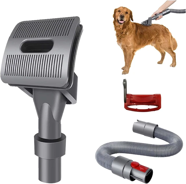 Dog brush hot sale vacuum