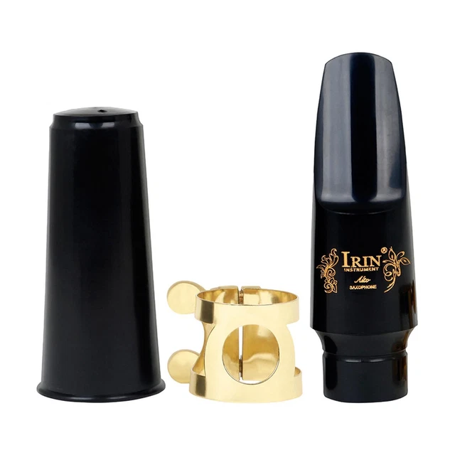Bec de saxophone avec ligature et couvre-bec pour saxophone alto
