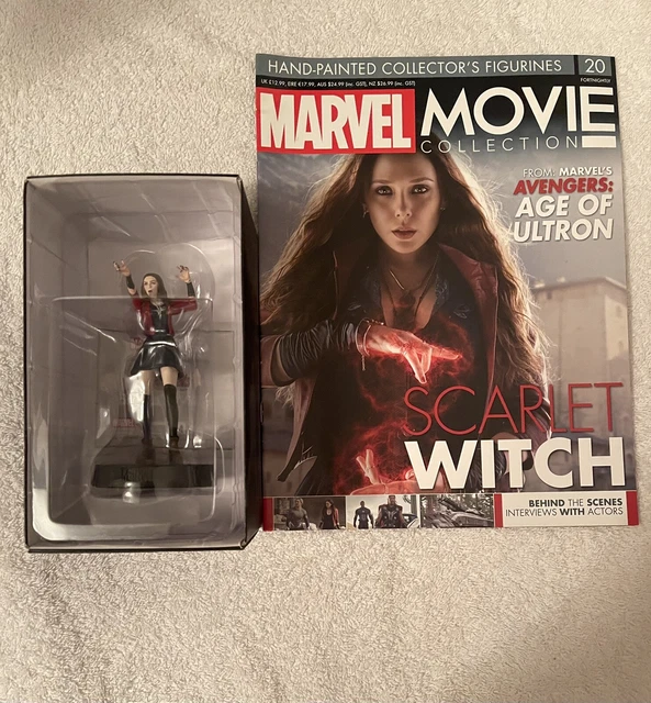 Figurine Eaglemoss Marvel Chess - #29 Scarlet Witch (Sorcière Rouge) - Plomb Avec Boîte